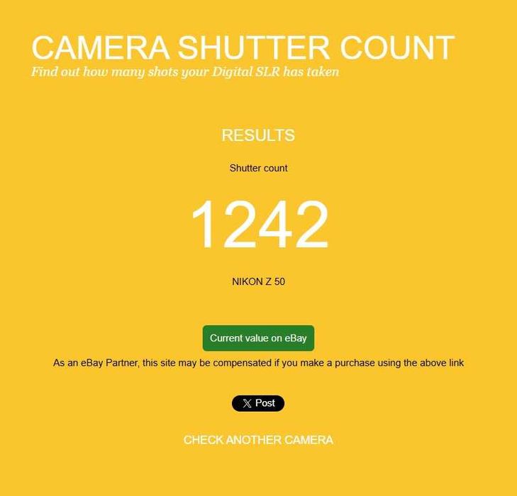 !ЯК НОВИЙ! Nikon Z50 боді --1242 кадрів--