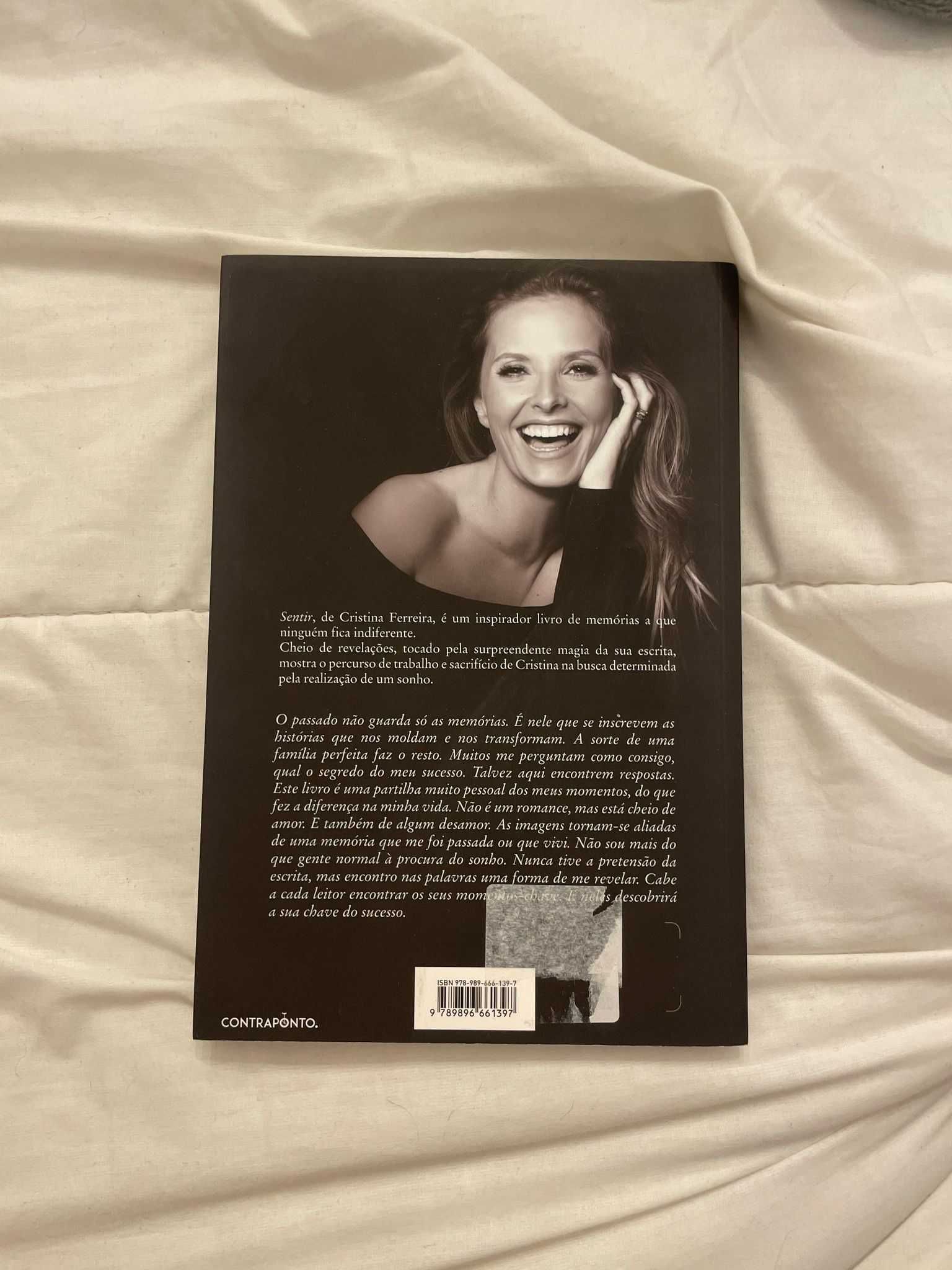 Livro "Sentir" de Cristina Ferreira