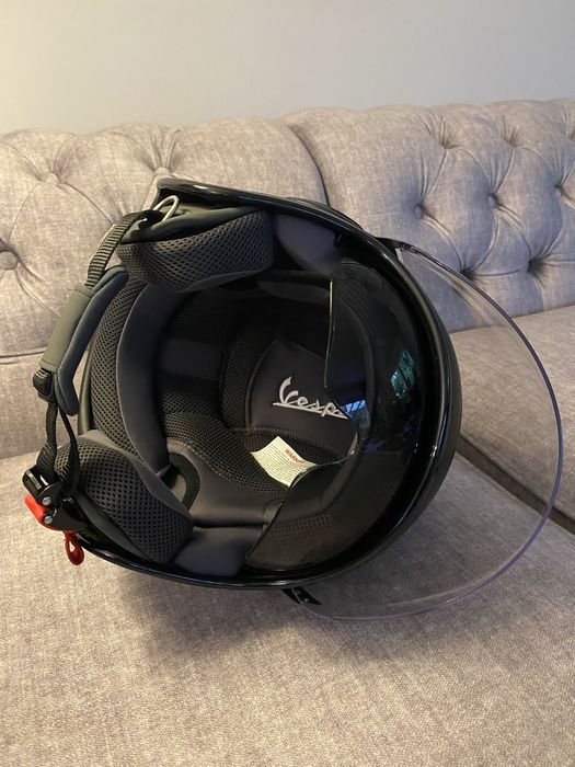 Kaski Vespa rozmiary XL i M czarne double black cena za 1szt.