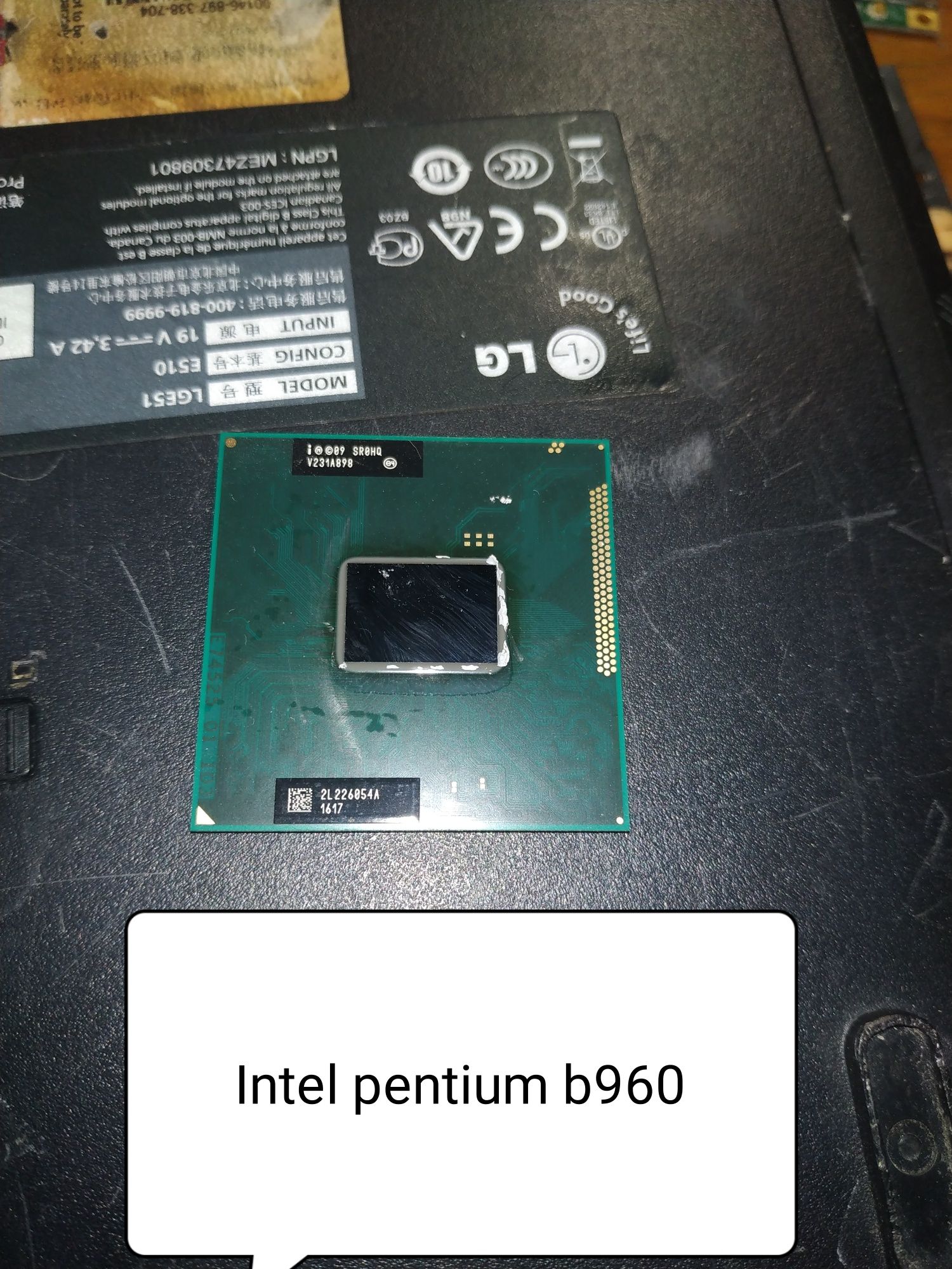 Процессор Intel pentium b960 Intel Celeron 540