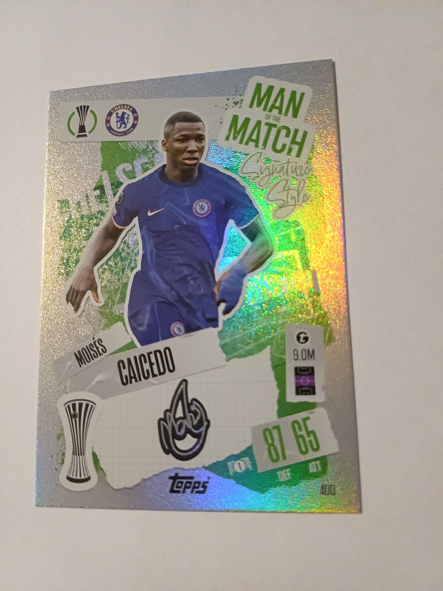 Karty topps match attack MAN of the match