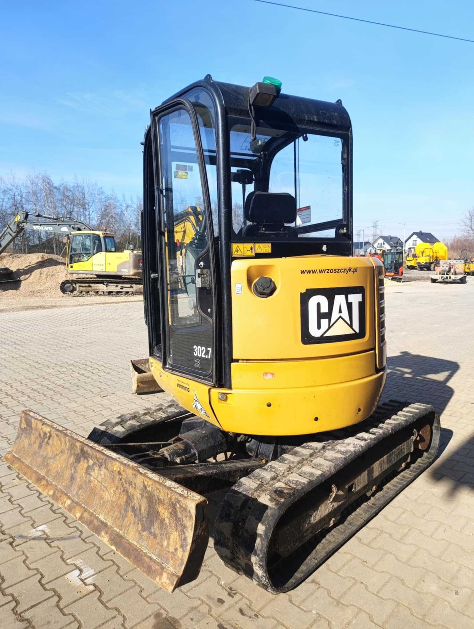 Koparka CAT  302.7 DCR  caterpillar 2019r 3szt łyżek 2230mh  99.500zł