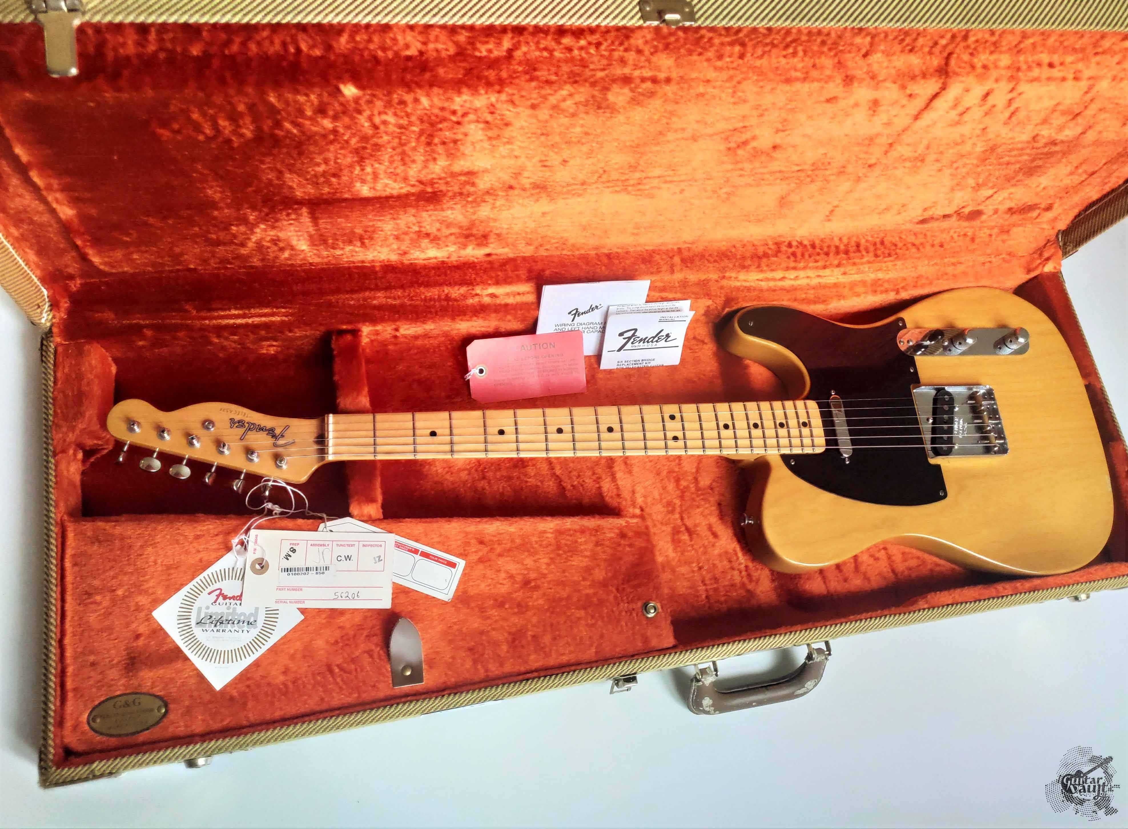 Fender® American Vintage '52 Telecaster® (AVRi) '2008 w/tweedcase