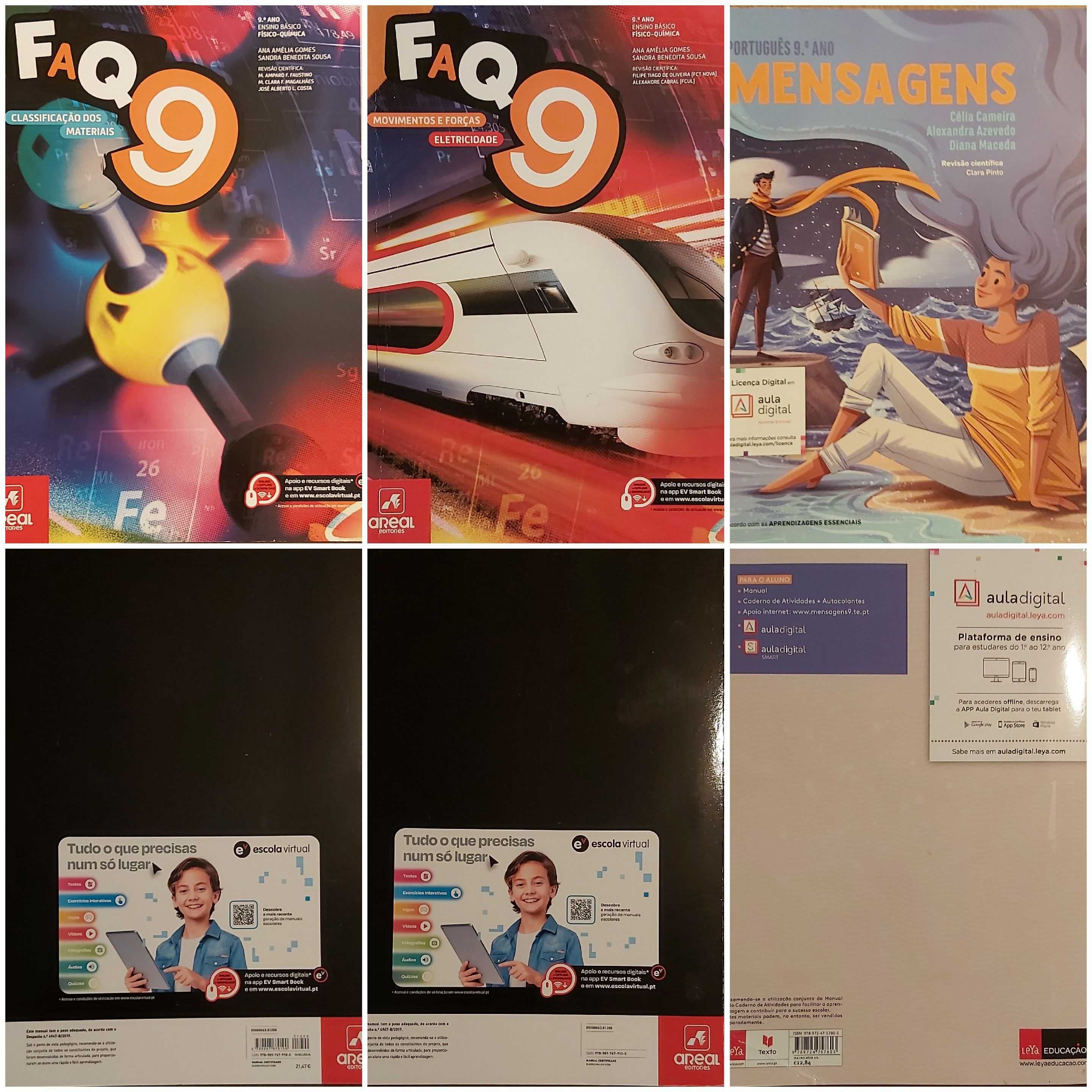 Manuais e caderno de atividades