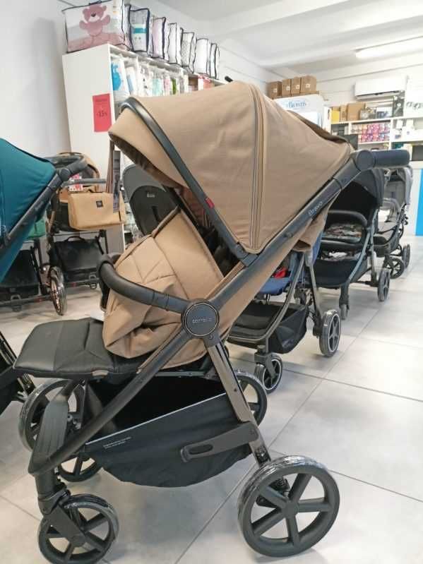 Nowy wózek spacerowy CARRELLO BRAVO + PLUS Premium IVORY BEIGE 2024