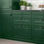 Ikea Front szuflady 20x60 Bodbyn IKEA ciemnozielony Nowy ! Zielony DPD