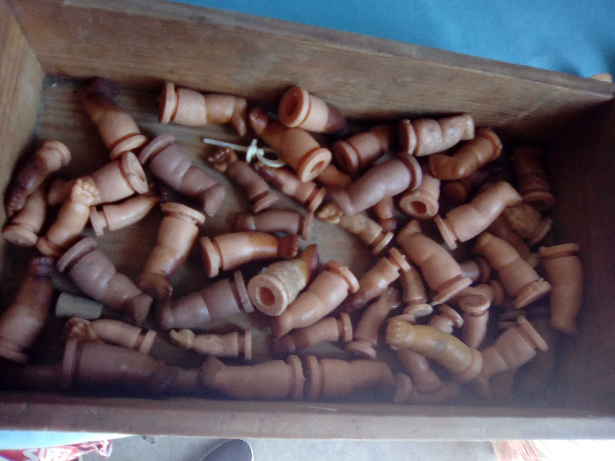 Lote de peças para restauro de bonecos em borracha
