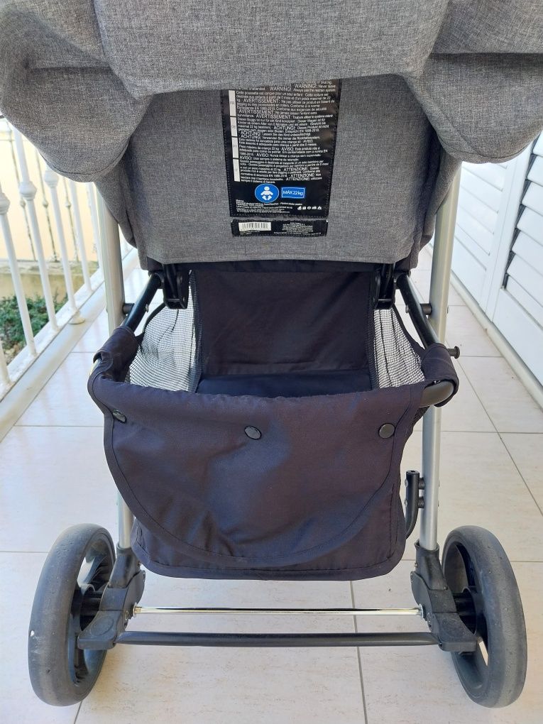 Carrinho de passeio - Asalvo Baby Gris