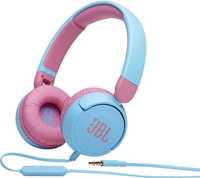 Нові накладні дротові навушники JBL JR 310 блакитно-рожеві для дітей
