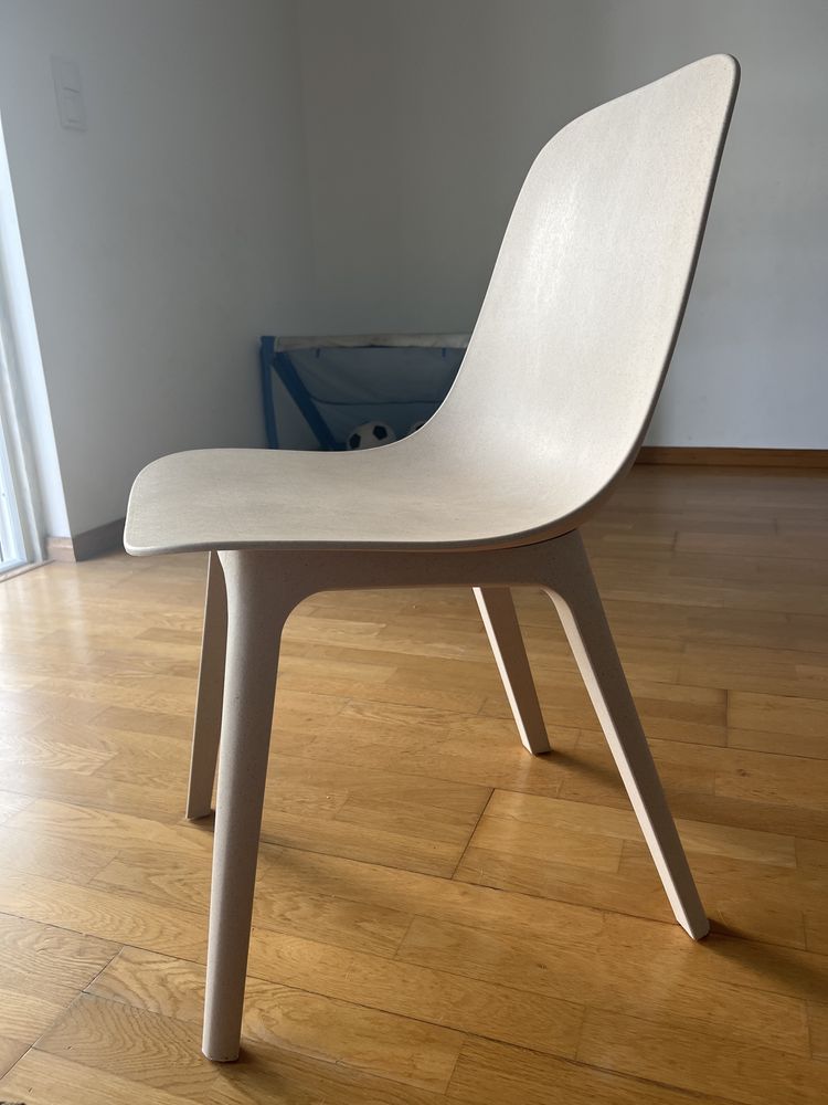 4 cadeiras branco/bege -  IKEA