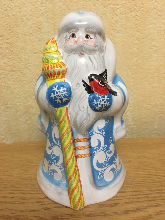 Майоліка , набір новорічних фігурок в подарунковій коробці