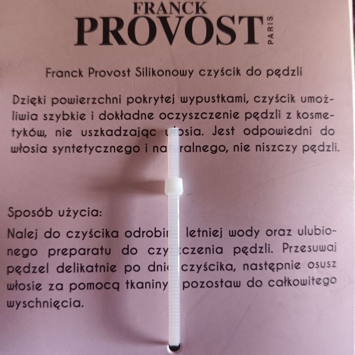 Nowy, czyścik silikonowy do pędzli, makijaż, higiena