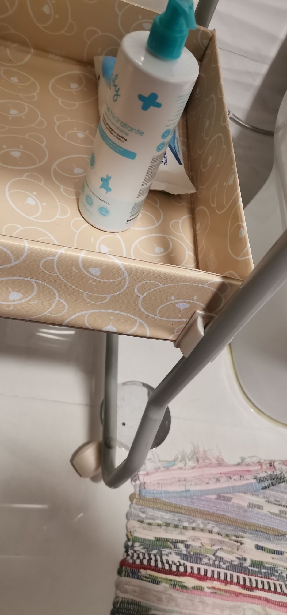 Banheira com trocador