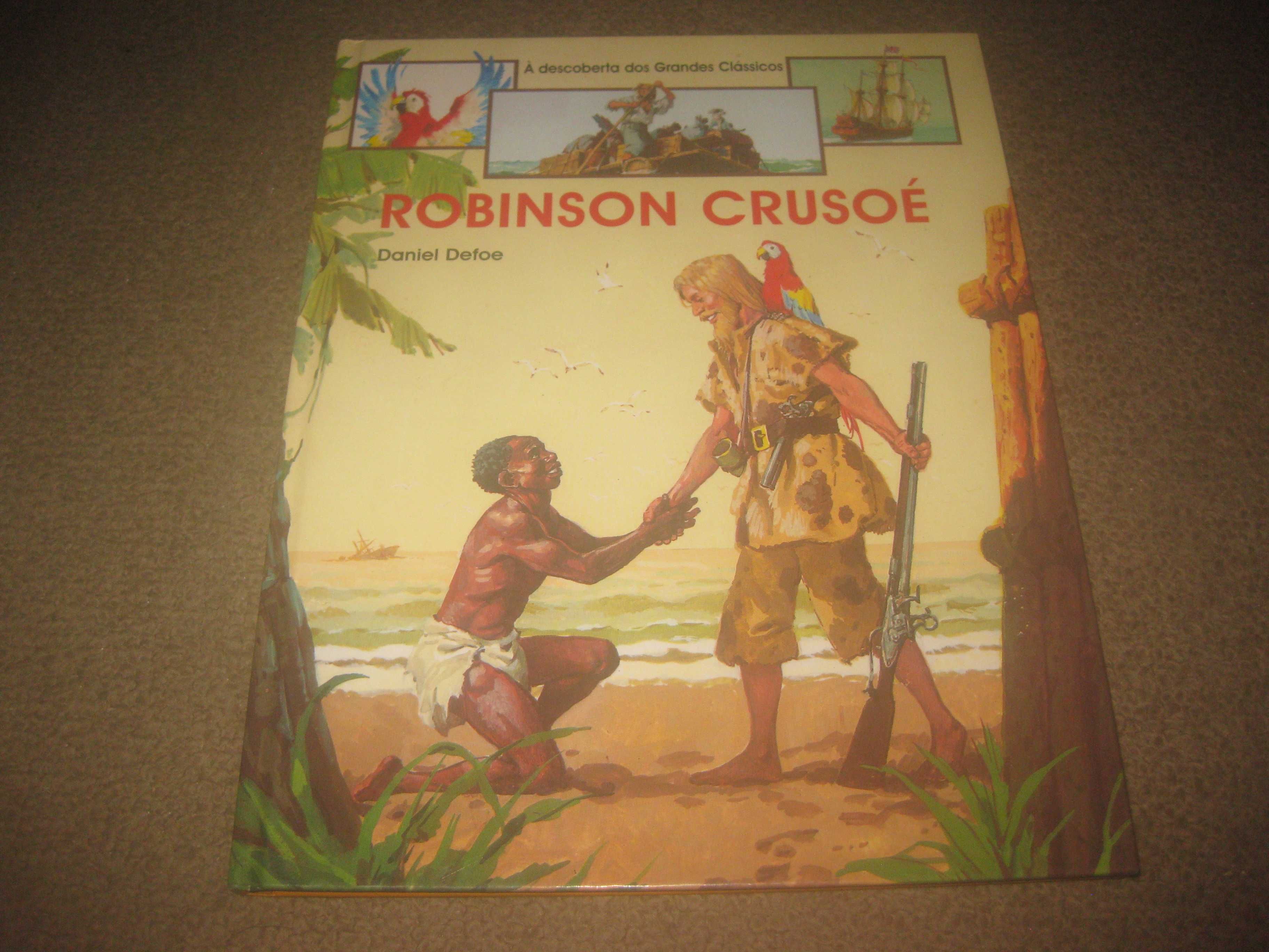 Livro "Robinson Crusoé" de Daniel Defoe