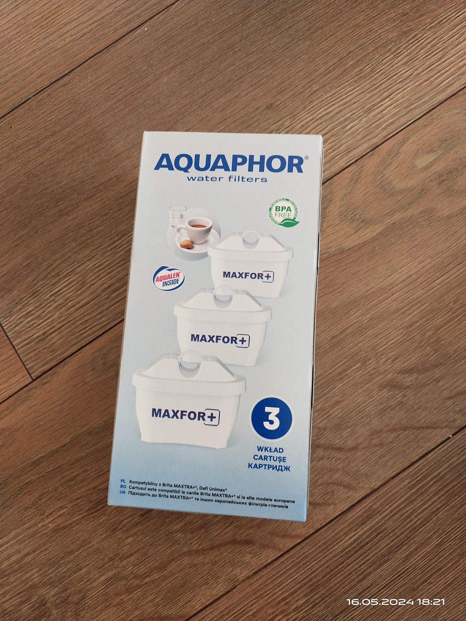 3 szt filtry do wody AQUAPHOR B25 MAXFOR pasuje do brita