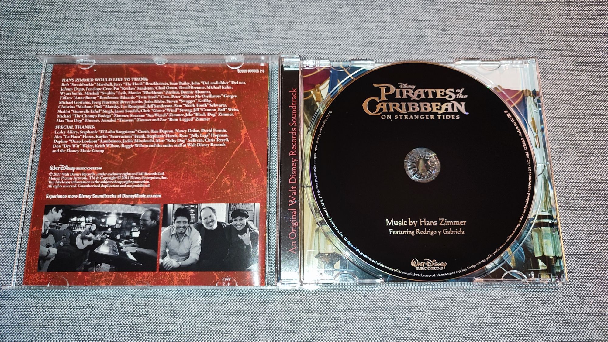 CD Płyta Soundtrack Pirates Of The Caribbean On Stranger Tides