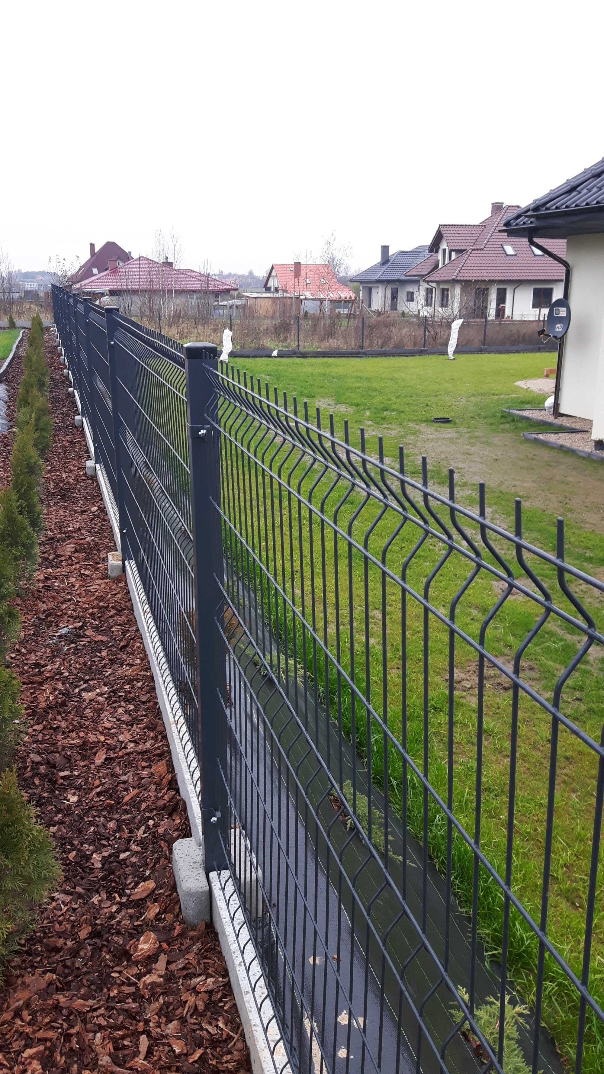 Ogrodzenia panelowe 3D 2D Bramy Furtki Słupki Ogrodzenia Okazja!