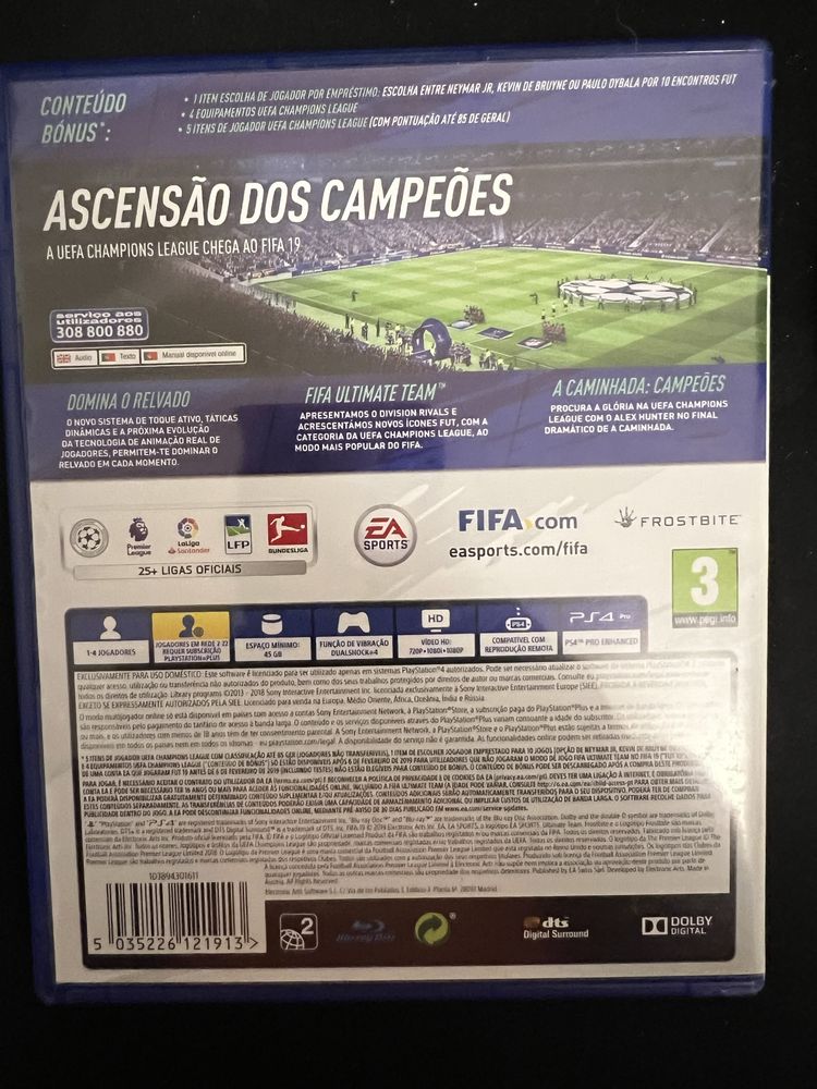 Fifa 19 como novo