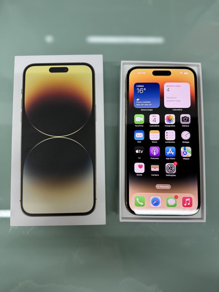 Iphone 14 pro max 128 Gb Dourado