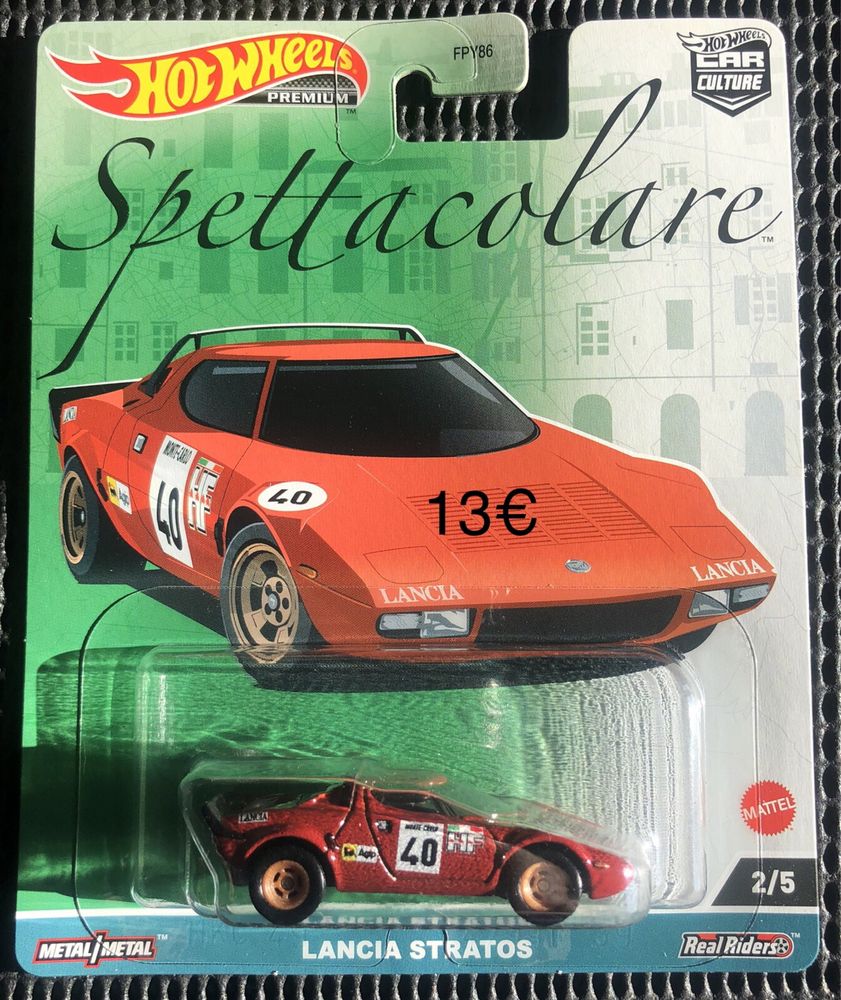 Hot wheels real rider Alfa Romeo Lancia Lamborghini Mercedes