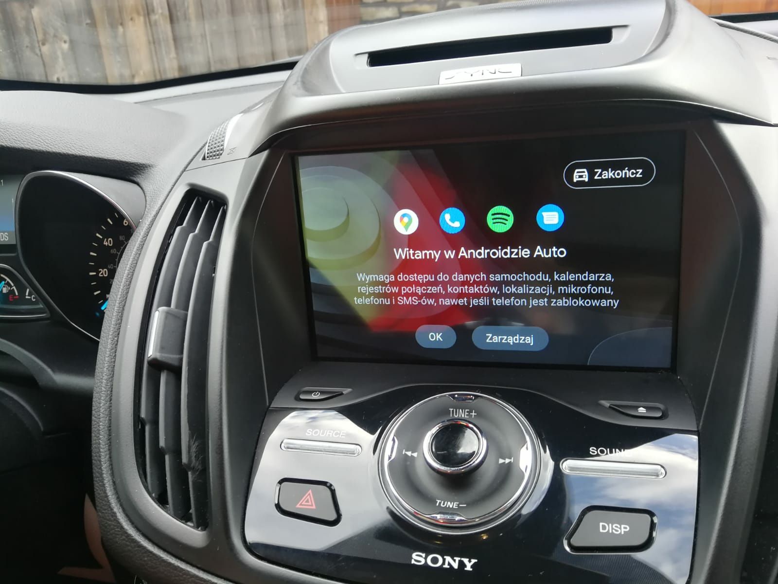 Polskie menu lektor MAPY Carplay Android Auto AUDI BMW VW Ford nissan