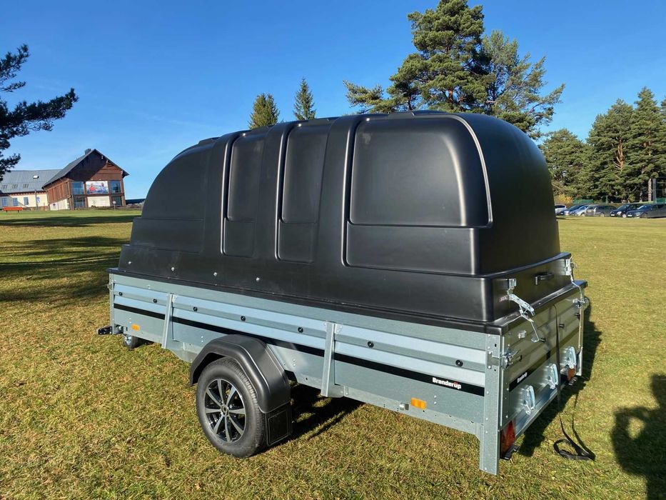 Brenderup 2300SUB uchylna z pokrywą ABS 301x153x40 DMC 750kg przyczepa