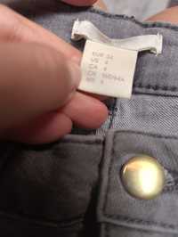Szare jeansy h&M r.34