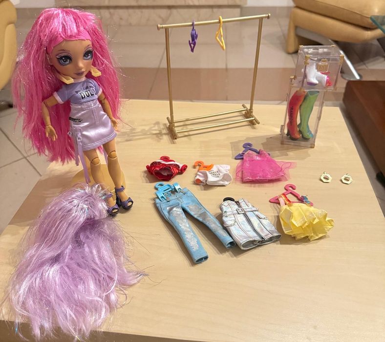 LOL X 3: Carro + loja/Expositor + Fashion Studio Rainbow