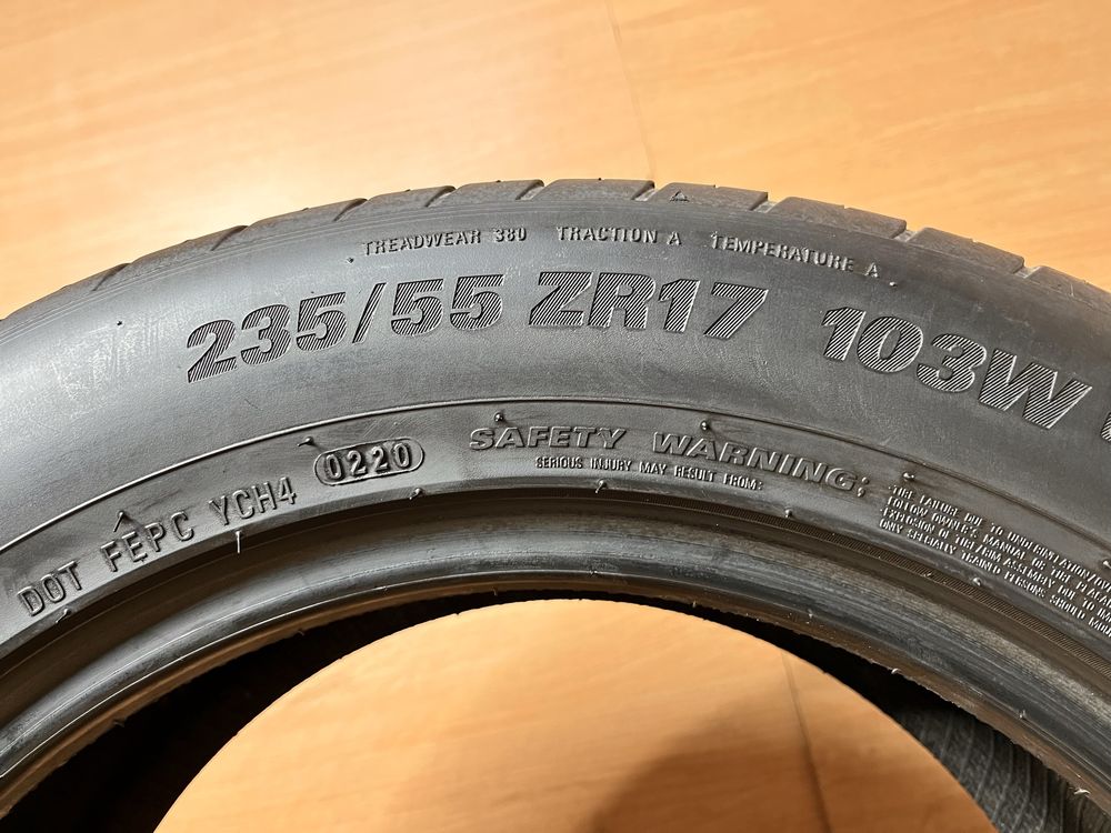 235/55 R 17 Kumho Ecsta HS51 2020рік Літо пара шин