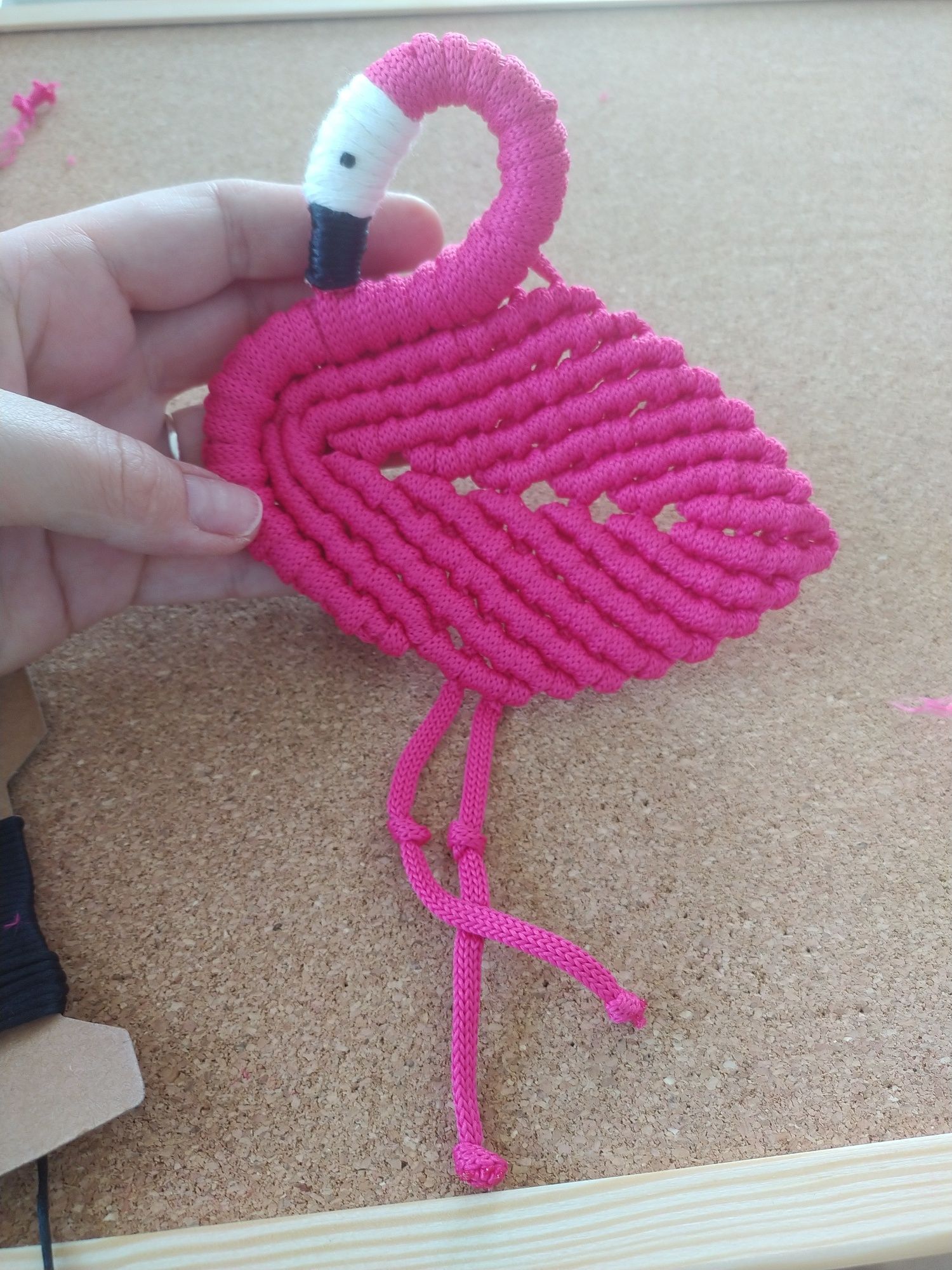 Makrama flamingi