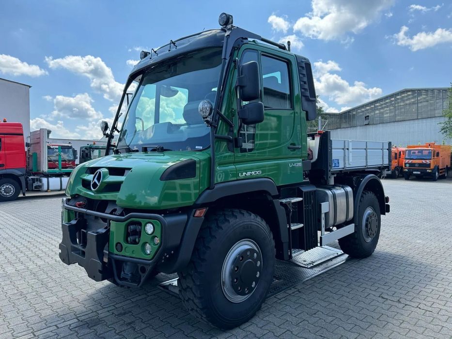 Mercedes-Benz UNIMOG U435 4X4 SKRZYNIA OTWARTA  Jak NOWY | Bogato skonfigurowany | Z Niemiec |
