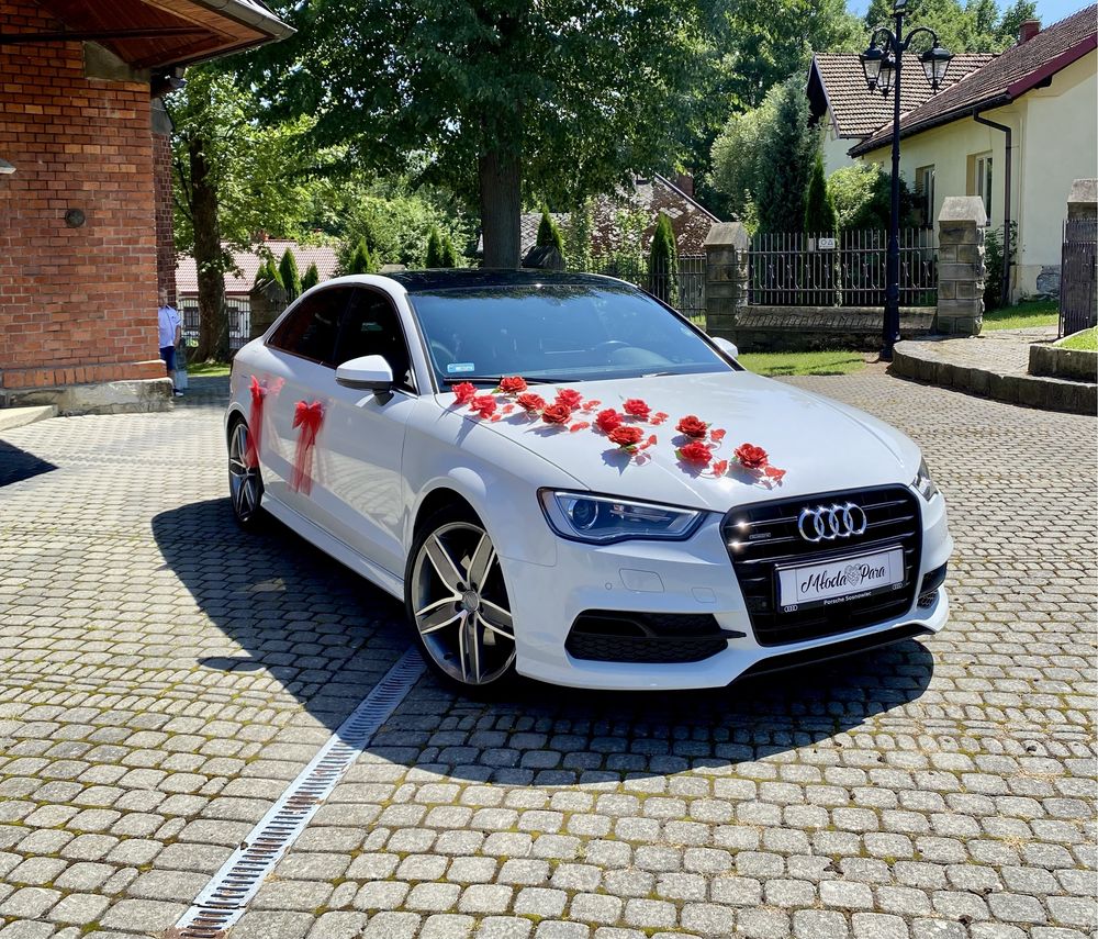 Samochód Auto do ślubu/ Audi/ Volvo/ Mercedes/ kierowca wesele van 7os