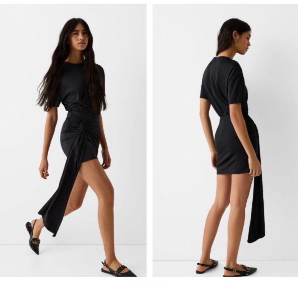 Sukienka czarna Bershka M
