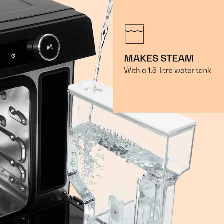 Klarstein VaporChef Piekarnik parowy 230°C 24 L 31 programów
