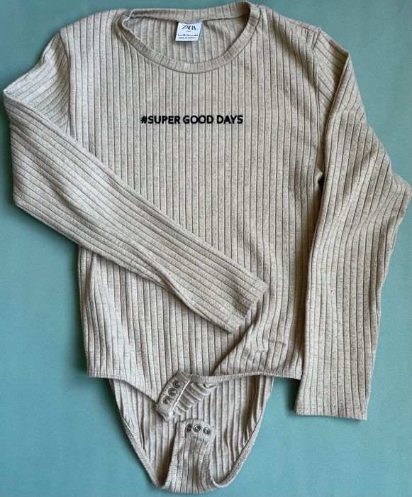 Бежевий боді Zara Kids