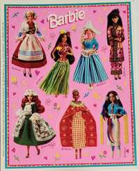 Naklejki Hallmark Barbie