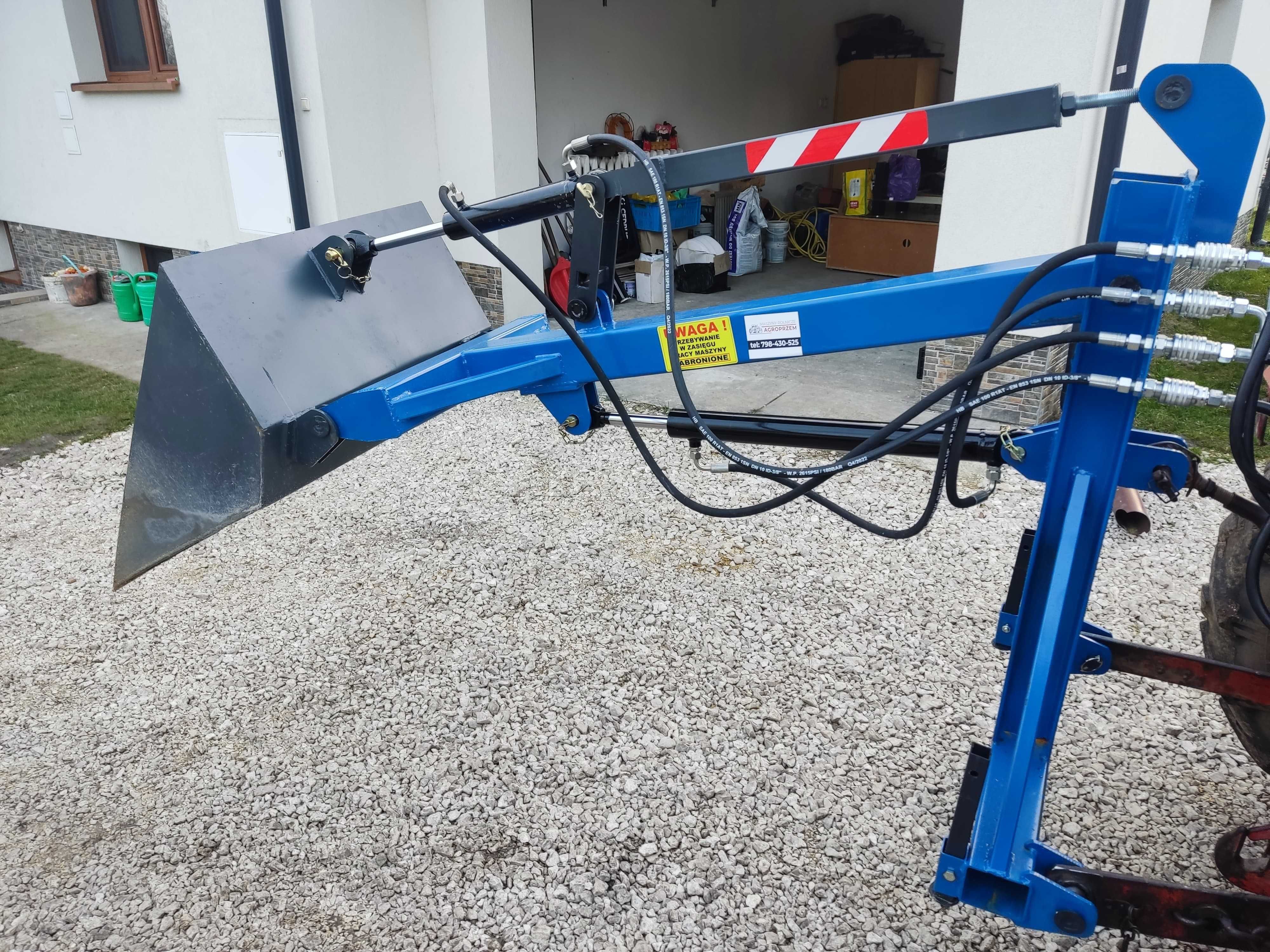 Nowy ładowacz hydrauliczny tur na tył Łyżka do piachu ziemi dostawa