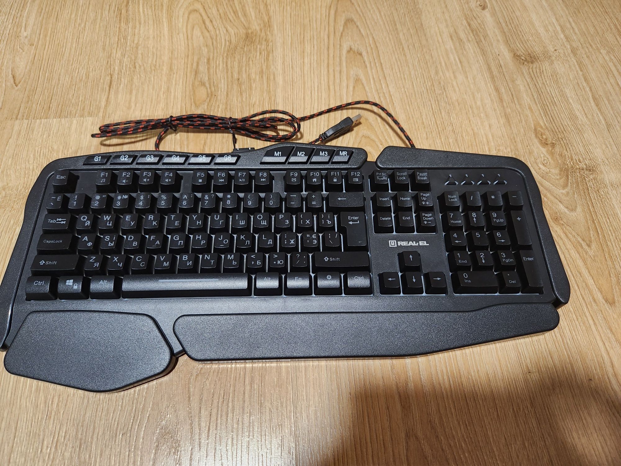 Клавіатура Real-El Gaming 8900 RGB Macro USB