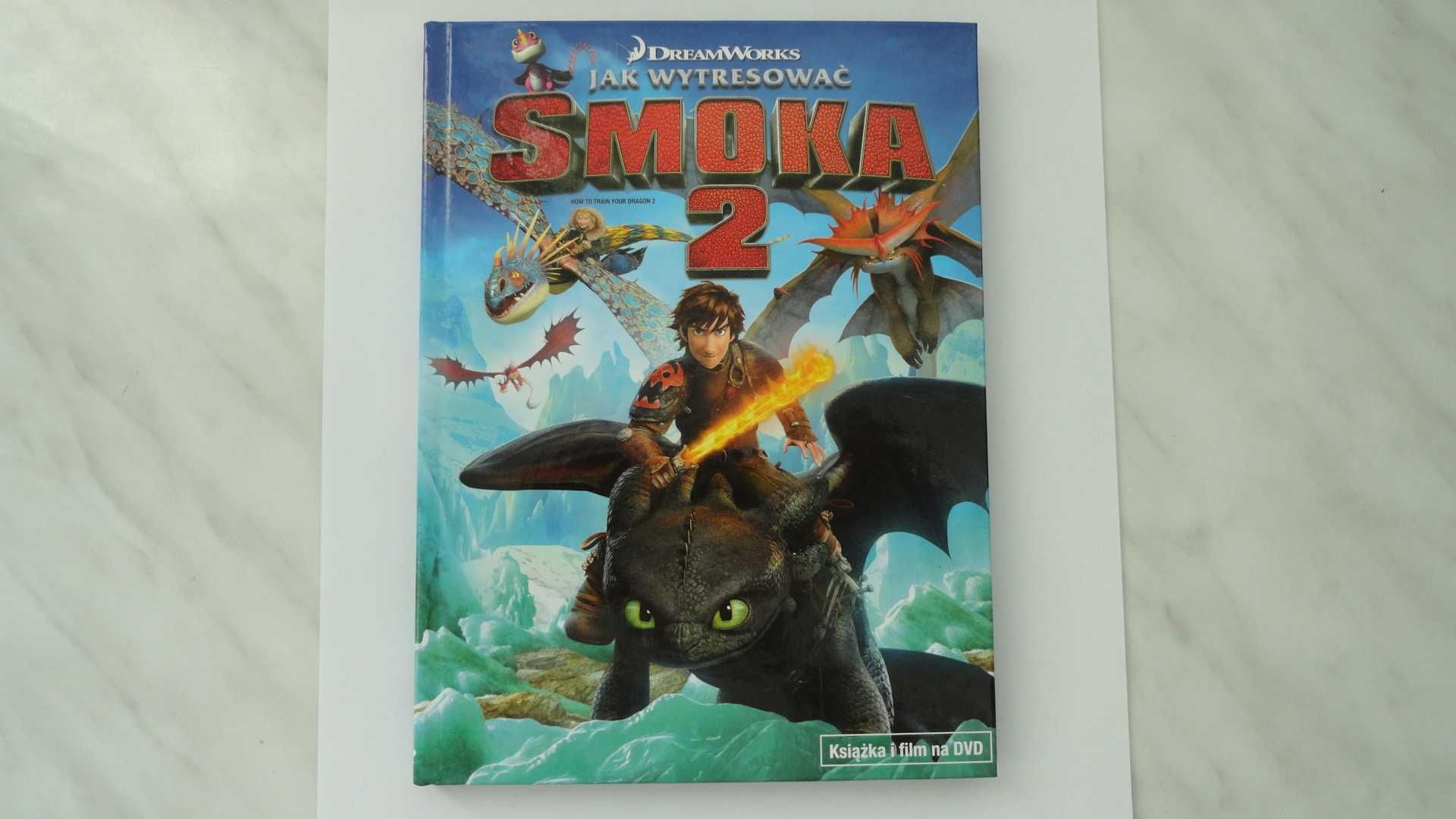 Film: "Jak wytresować smoka 2" - DVD + książka - stan idealny