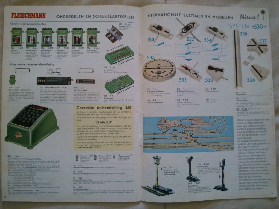 Catalogo Fleischmann comboios / brinquedos HO 1968/1969, em Alemão