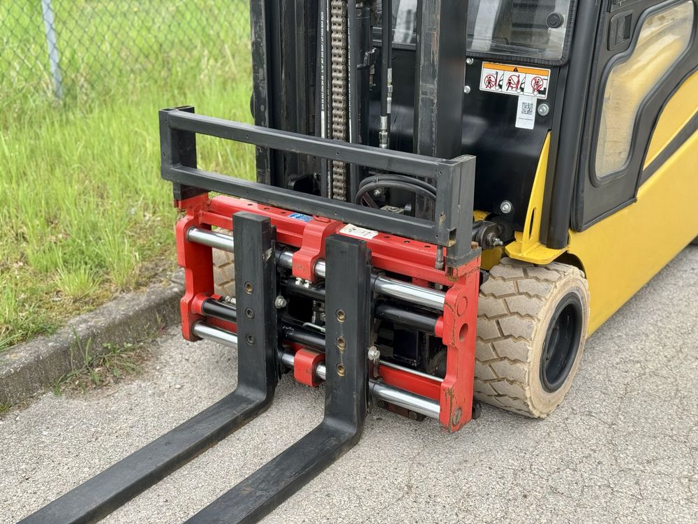 YALE [2016r] wózek widłowy 2000kg 4 sekcje ROZSUW WIDEŁ elektryczny