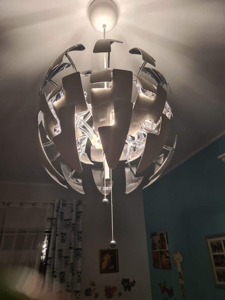 Lampa Ikea srebrna odbiór osobisty