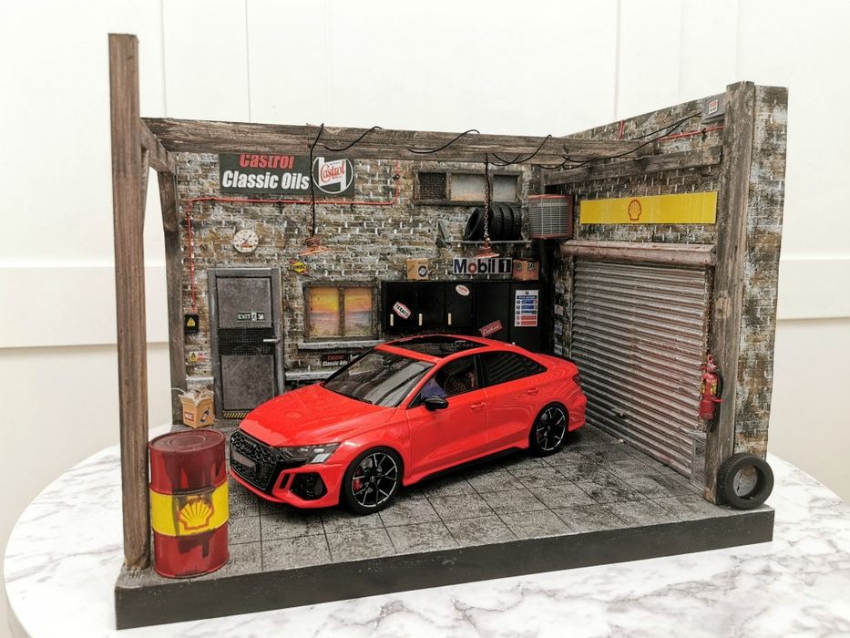 Diorama 1:18 Makieta autoart kyosho norev solido otto gt spirit bbr pl