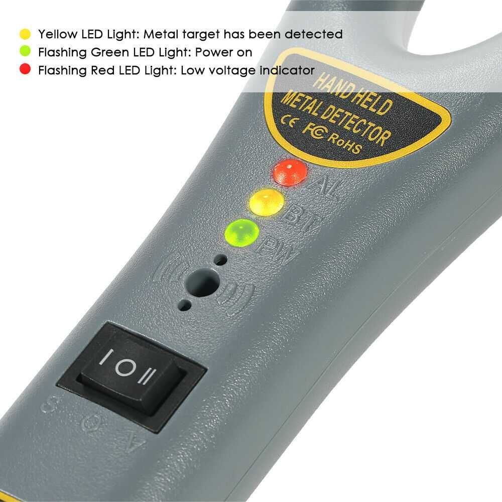 Detector metais para uso pessoal até 30cms de distancia/ profundidade