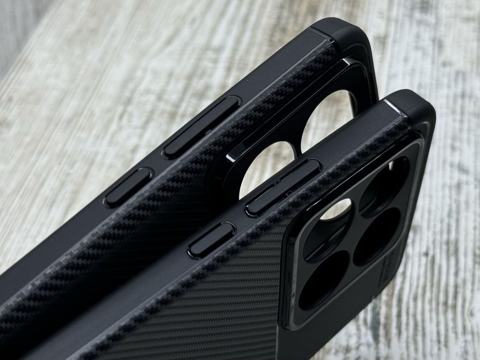 Чехол Carbon Ultimate на Xiaomi 14T/ 14T Pro. Противоударный TPU чохол