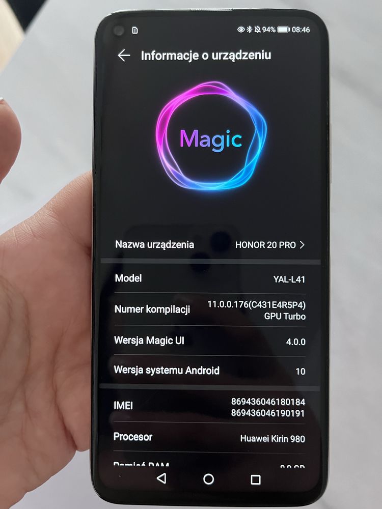 Telefon Honor 20 pro