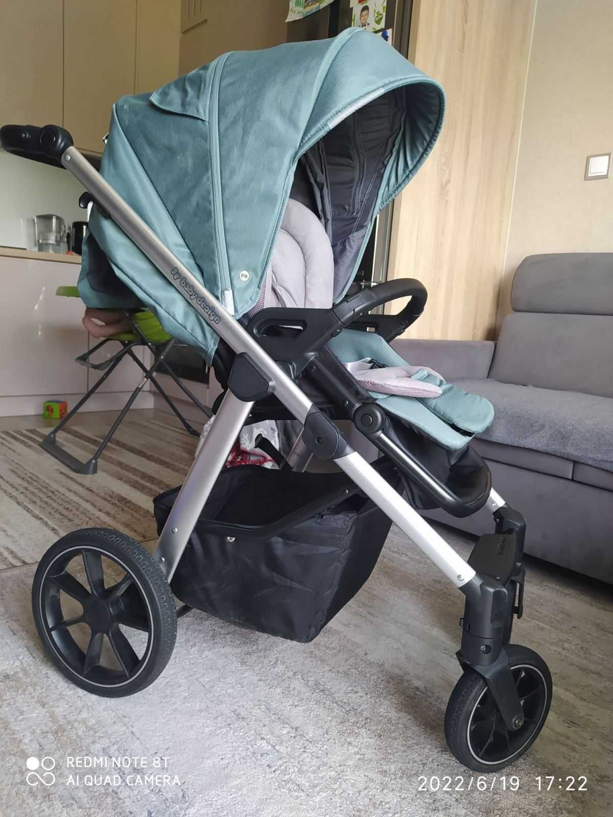 Wózek 3w1 Baby Design Bueno na gwarancji