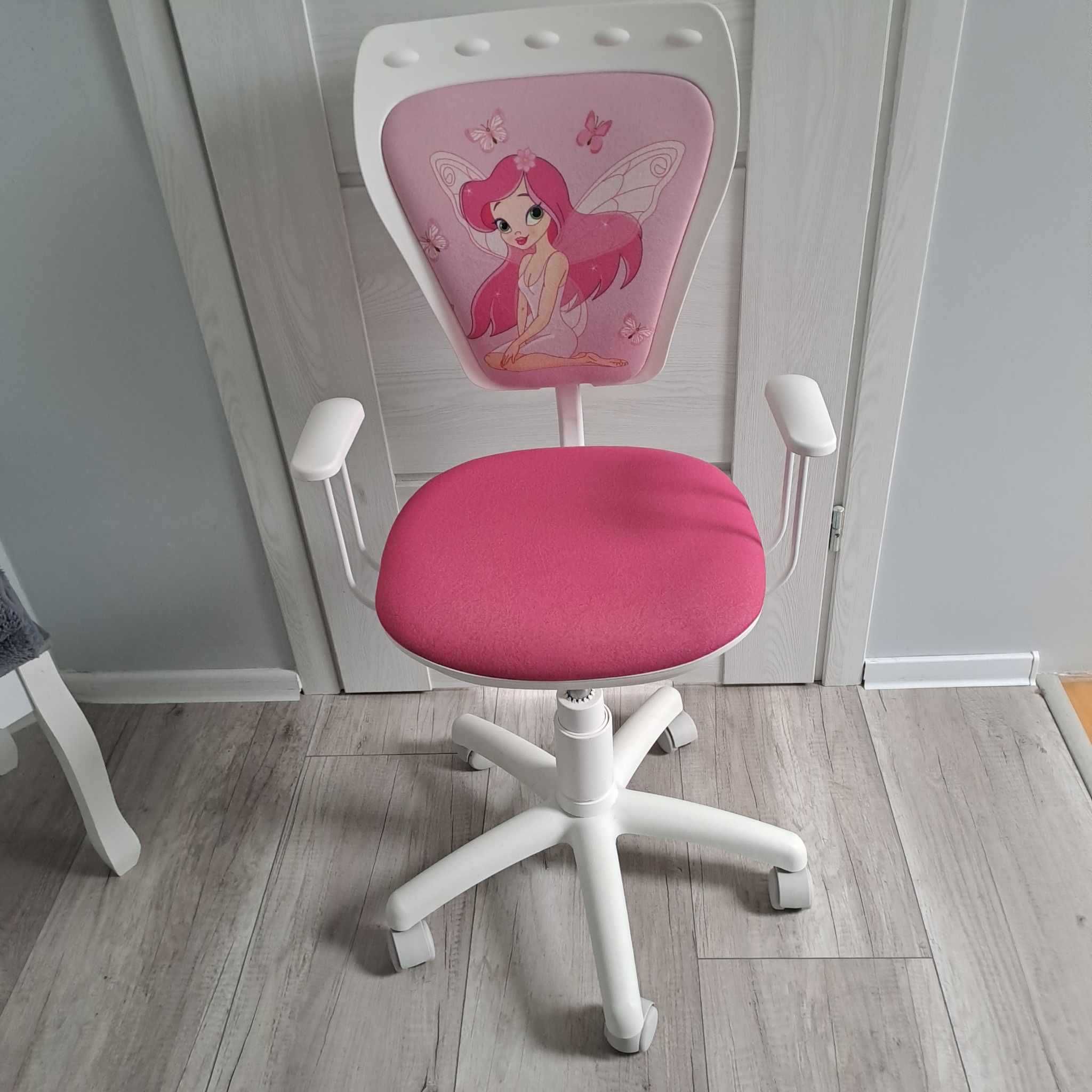 Krzesło dziecięce - obrotowe dla dziewczynki