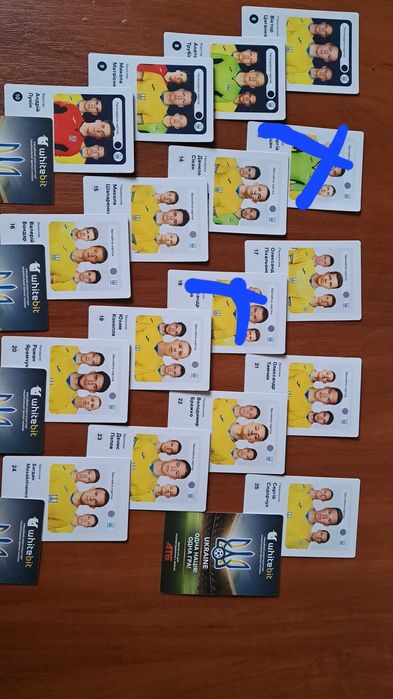 Карточки АТБ Футбол whitebit