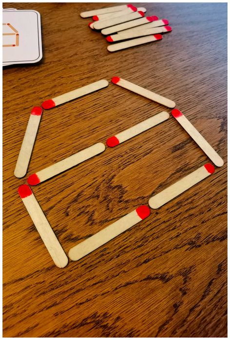 Jogo de fosforos - Montessori
